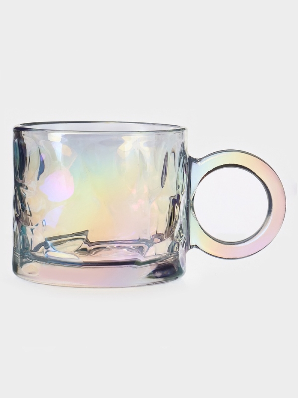 Кружка "Крис" 300 мл, 13,5х8,6 см,, цвет перламутр