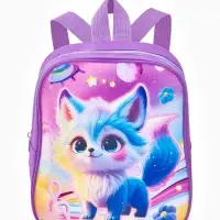 Рюкзак детский 20,5*9*24, отд на молнии, собака сиреневый