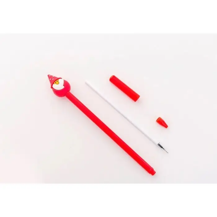 Ручка - прикол гелевая Calligrata «Новый год», неавтоматическая, чёрные чернила, 0.38 мм, штрихкод на штуке, подарочная, МИКС Ручка - прикол гелевая Calligrata «Новый год», неавтоматическая, чёрные чернила, 0.38 мм, штрихкод на штуке, подарочная, МИКС