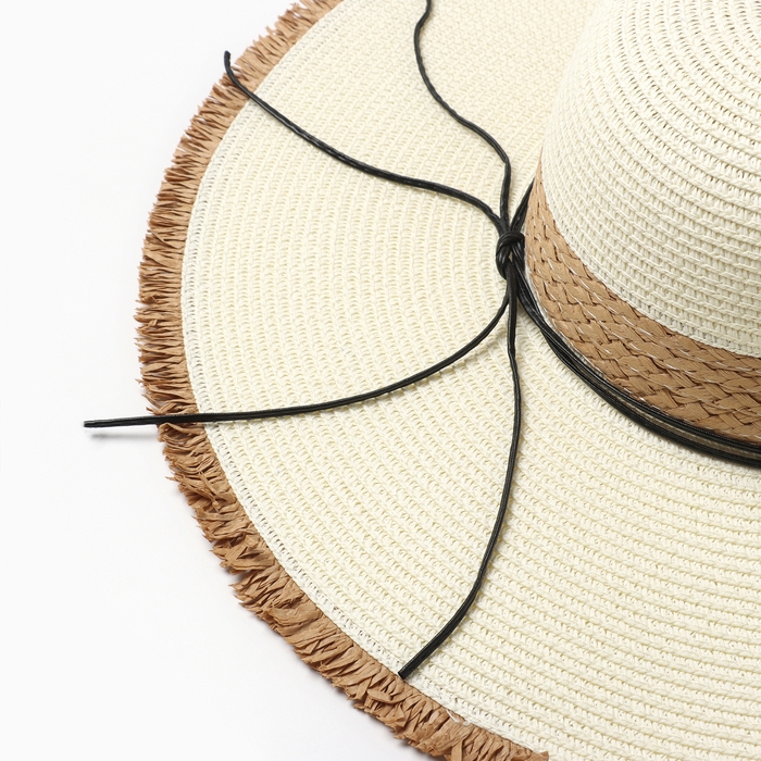 Шляпа женская MINAKU,цв.белый , р-р 58