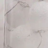 Гирлянда &laquo;Нить&raquo; 5 м с насадками &laquo;Клубки белоснежные&raquo;, IP20, прозрачная нить, 20 LED, свечение белое, 220 В