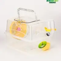 Клетка-переноска для грызунов, 23 х 17 х 16 см, прозрачная Клетка-переноска для грызунов, 23 х 17 х 16 см, прозрачная