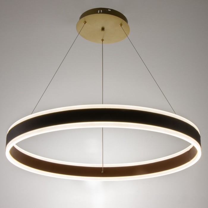 Люстра с ПДУ Люстра с ПДУ "Синтура" LED 100Вт 3000-6000К оранжевый 80х80х7-157см BayerLux