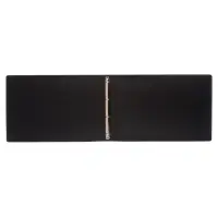 Папка на 4 кольцах А3, Calligrata TOP, 27 мм, 800 мкм, горизонтальная, чёрная