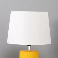 Лампа настольная RISALUX &laquo;Подсолнух&raquo;, 15 Вт, Е14, жёлтая, 20&times;20&times;29 см