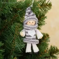 Елочная игрушка &laquo;Уютные куколки&raquo;, МИКС
