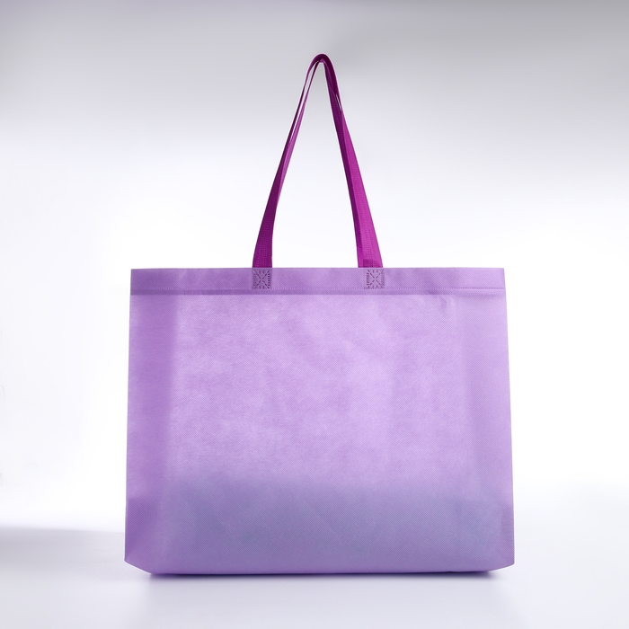 Сумка пляжная без застёжки, цвет сиреневый Сумка пляжная без застёжки, цвет сиреневый