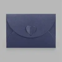 Конверт подарочный для сертификата, 10.5&times;7.2 см, перламутр, синий