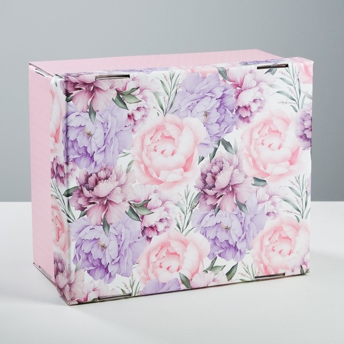 Коробка подарочная складная, упаковка, «Цветочная сказка», 31 х 25.5 х 16 см Коробка подарочная складная, упаковка, «Цветочная сказка», 31 х 25.5 х 16 см
