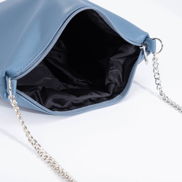 Сумка кросс-боди на молнии, цвет голубой Сумка кросс-боди на молнии, цвет голубой