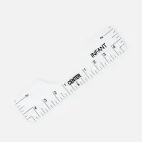 Набор линеек для раскроя горловины, 4 шт., 25.4&times;6.35/8.9/11.5/12.7 см