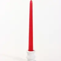 Свечи античные, набор 4 шт., 2.2&times;24 см, 8 ч, 50 г, красные