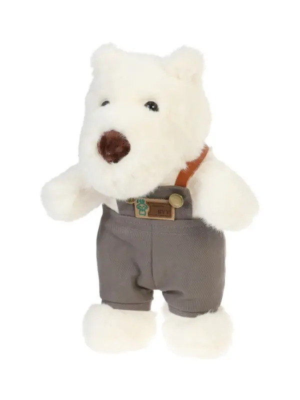 Мягкая игрушка "Пёсик в комбинезоне", 30 см