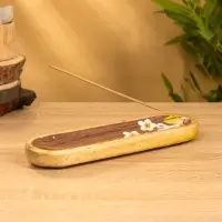 Подставка под благовония "Орхидея" 26х8х2,5 см, манговое дерево