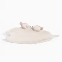 Декоративная подставка для мелочей TAKE IT EASY &laquo;Пташки&raquo;, 21&times;8&times;5 см, белая