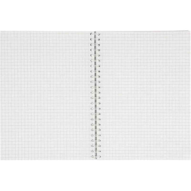 Бизнес-тетрадь А5 96л Attache Metallic Фиолет клетка, греб, картон, фольга