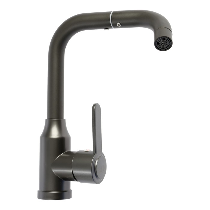 Смеситель для кухни ZEIN Z3703, поворотный излив высотой 20 см, ABS-пластик, графит Смеситель для кухни ZEIN Z3703, поворотный излив высотой 20 см, ABS-пластик, графит