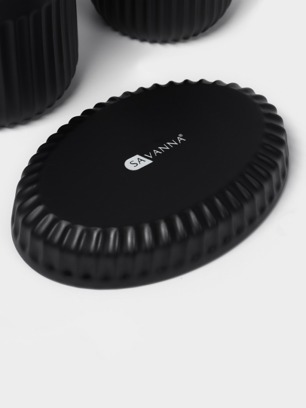 Набор для ванной Набор для ванной "Блеск" 3 предмета (дозатор для мыла, стакан, мыльница)