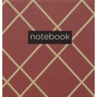 Ежедневник недатированный 7БЦ,пленка глянц,А5,128л Attache, бордовый