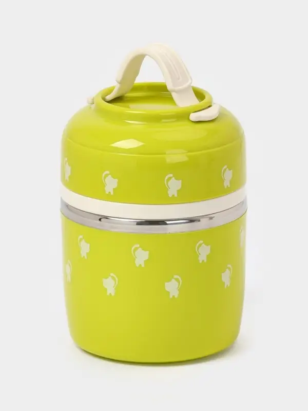 Ланч бокс TAKE IT EASY &laquo;Кот&raquo;, 780 мл, сохраняет тепло 4 ч, нержавеющая сталь