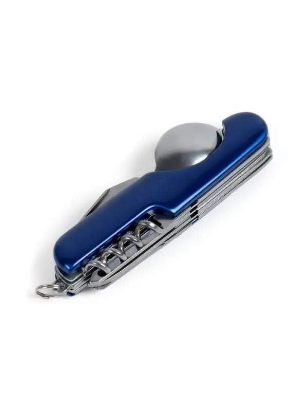 Нож швейцарский 9 в 1, синий