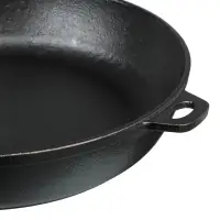 VETTA Сковорода чугун, d22х5см, деревянная ручка, индукция