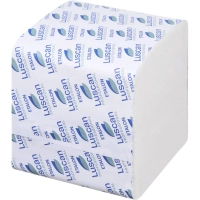 Бумага туалетная д/дисп Luscan Professional 2сл белая цел 250л 15пач/уп