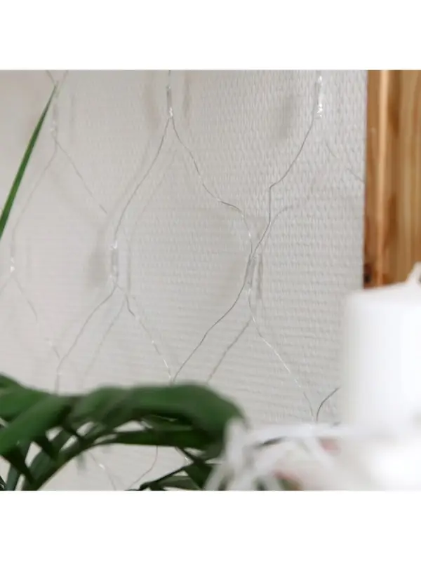 Гирлянда &laquo;Сеть&raquo; 1.6&times;1.6 м, IP20, прозрачная нить, 144 LED, 8 режимов, 220 В, свечение белое