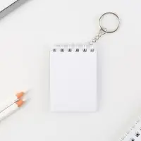 Брелок для ключей блокнот &laquo;Для гениальных идей&raquo;, 5,5 х 7,5 см
