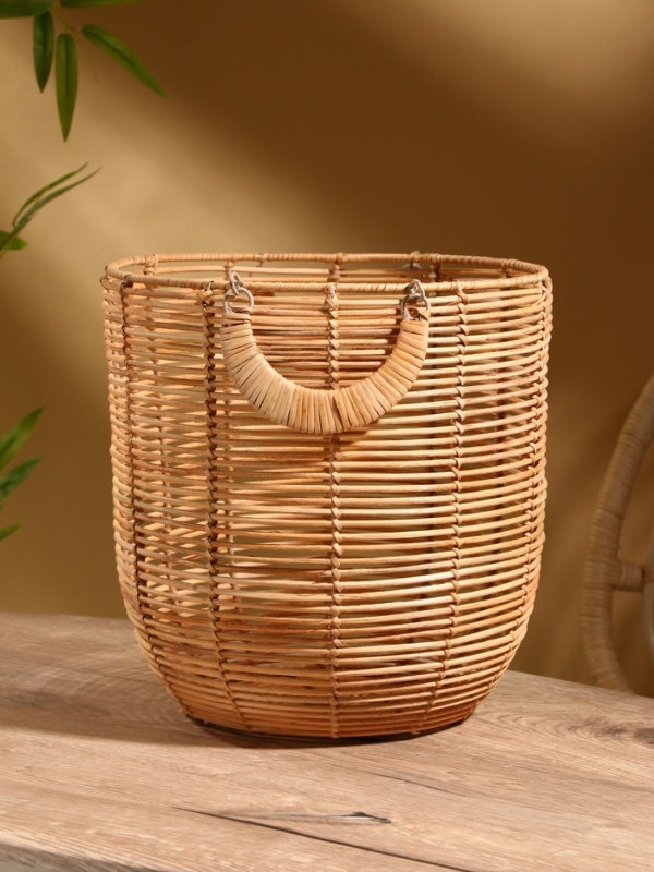 Корзина для белья, 31х31х31 см, ротанг