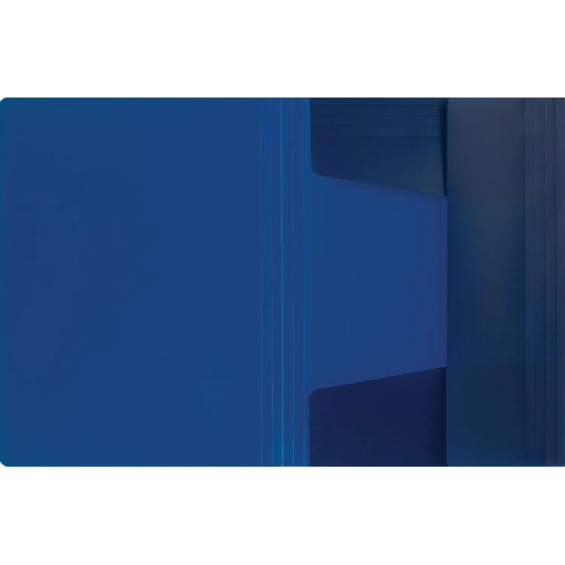 Папка на резинках 045-PR-E синий