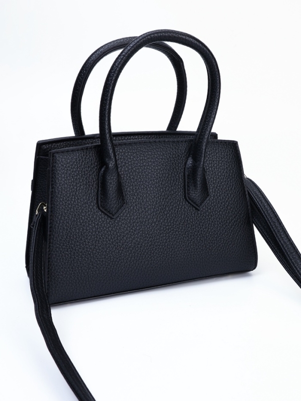 Сумка женская, 23*8*15, длин. ремень, отд. на молнии, черный