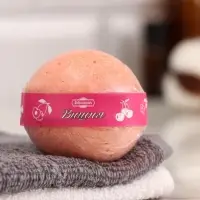 Бомбочка для ванн Добропаровъ с ароматом вишни, 110 г