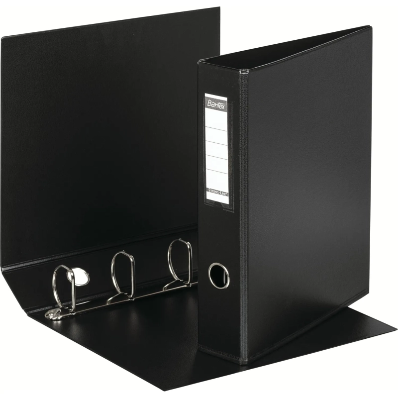 Папка на 4-х кольцах 60мм  черная