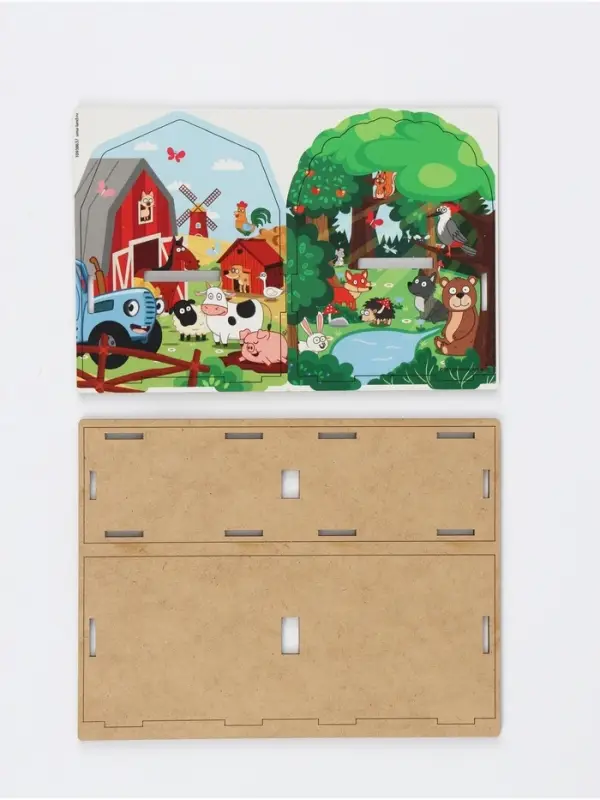 Сортер &laquo;Животные леса и фермы&raquo; Синий трактор