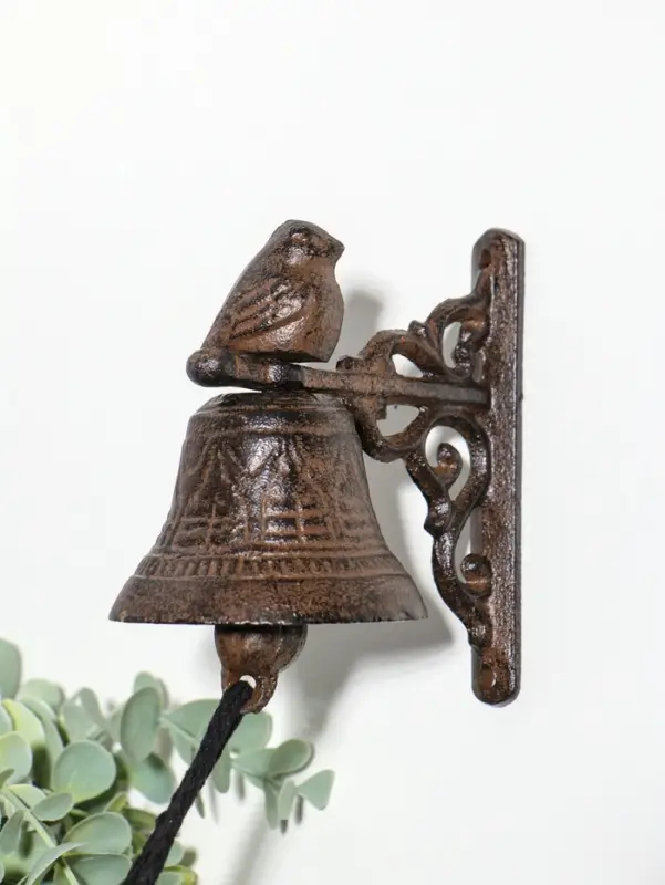 Колокол сувенирный чугун "Маленькая птичка" 11,5х7,5х12 см