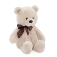 Мягкая игрушка "Медвежонок Тёпа с шоколадным бантом", бежевый, 33 см OT8021/33-1