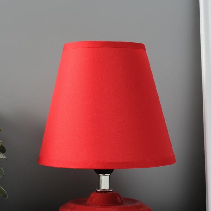 Лампа настольная Лампа настольная "Мини" 1х40Вт Е14 красный 15х15х20см МОДЕЛЬ: 3133993
