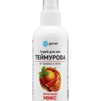 Спрей для ног Теймурова Genel G, от запаха и пота, с ароматом фруктового микса, 150 мл