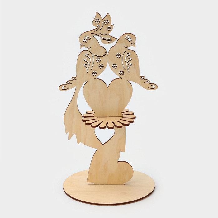 Салфетница деревянная «Голубки», 25×13×13 см Салфетница деревянная «Голубки», 25×13×13 см