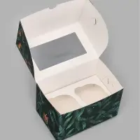 Коробка для 2 капкейков &laquo;Щелкунчик&raquo;, 10 х 16 х 10 см