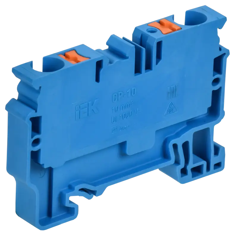 ARMAFIX Клемма пружинная Push In CP 10мм2 синяя IEK
