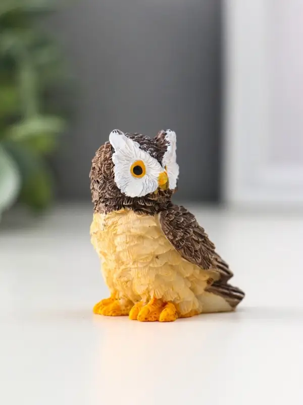 Фигурка полистоун &laquo;Серая сова&raquo;, 2.3&times;4.3&times;4.5 см, МИКС