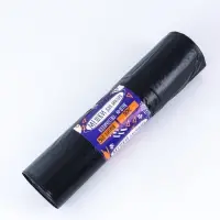 Мешки для мусора 360 л, ПНД, 80 мкм, 10 шт. в рул, чёрные