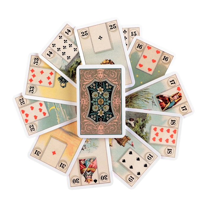 Карты Таро, книга Карты Таро, книга "Оракул Ленорман", 36 л, карта 5.8 х 8.8 см