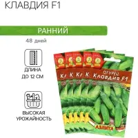 Семена Огурец &laquo;Клавдия&raquo;, F1, раннеспелый, партенокарпический, набор 5 шт., &laquo;Мой выбор&raquo;