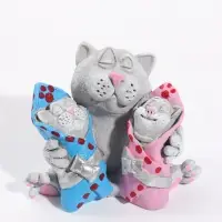 Фигурка декоративная &laquo;Кот Батя&raquo;, 6&times;8.6&times;7.5 см