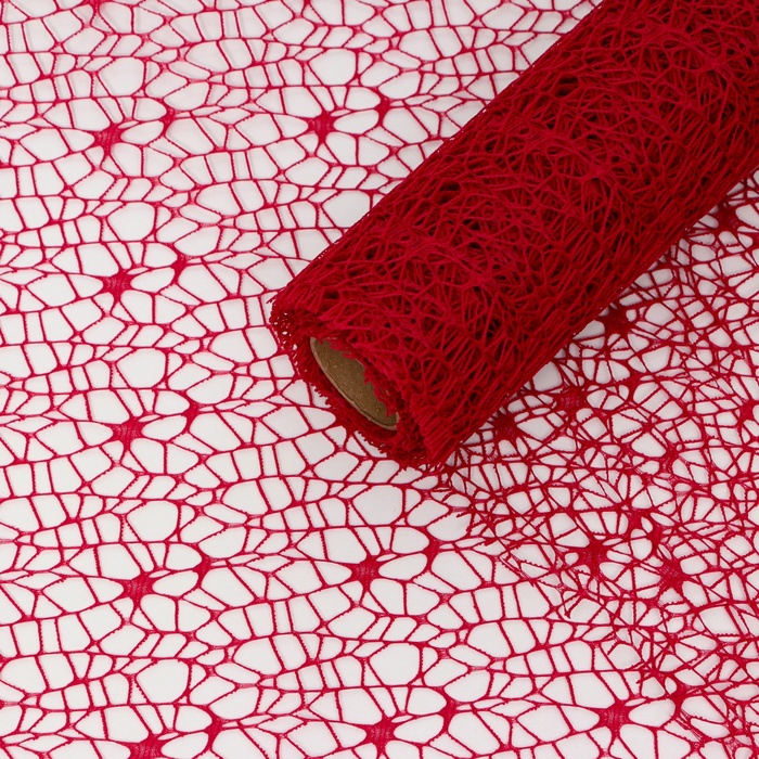 Сетка для цветов  Сетка для цветов "Крошет", бордовый, 0,5 х 4,5 м
