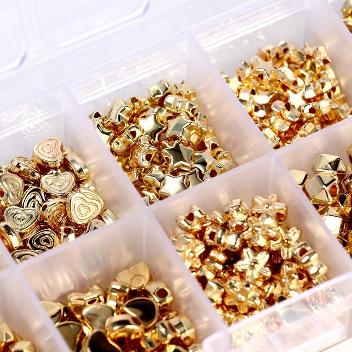 Набор для создания украшений «Роскошные бусины», набор 500 шт., 10 видов бусин Набор для создания украшений «Роскошные бусины», набор 500 шт., 10 видов бусин