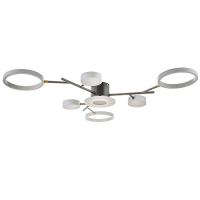 Люстра с ПДУ 2300/7WT LED 150Вт 3000-6000К белый 75х75х9 см BayerLux